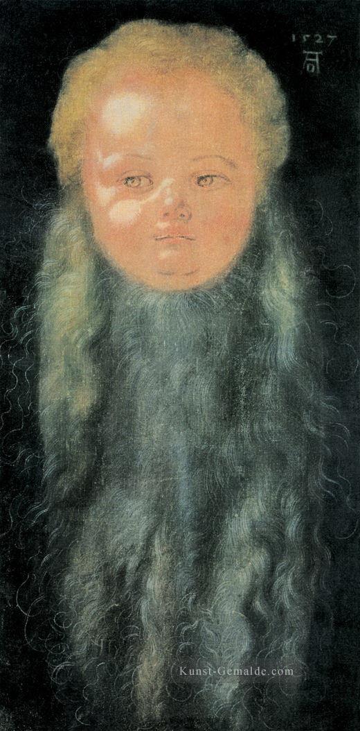 Porträt eines jungen mit einem langen Bart Albrecht Dürer Ölgemälde